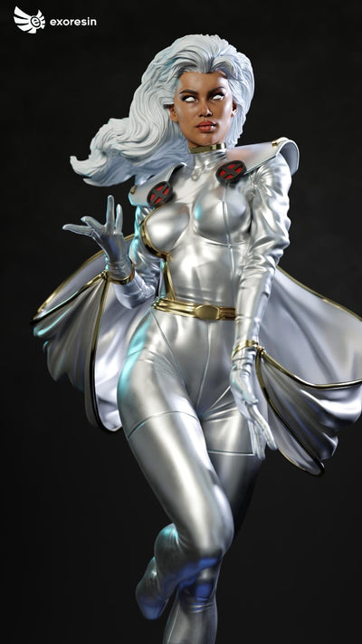 X-Force Storm (Version 2 - Silver) 1/4 Scale Statue by Exorez