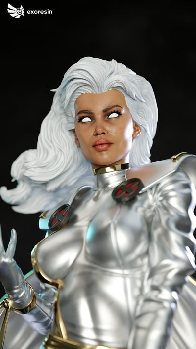 X-Force Storm (Version 2 - Silver) 1/4 Scale Statue by Exorez