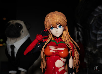 Rebuild of Evangelion - Asuka Shikinami Langley Damaged Plugsuit 1/2 Scale Statue