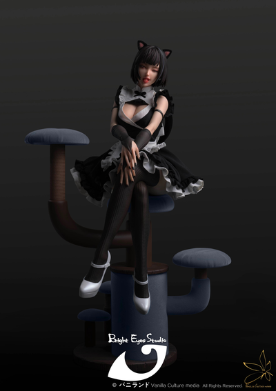 Cat Maid Daisy (Resin Version) 1/4 Scale Statue