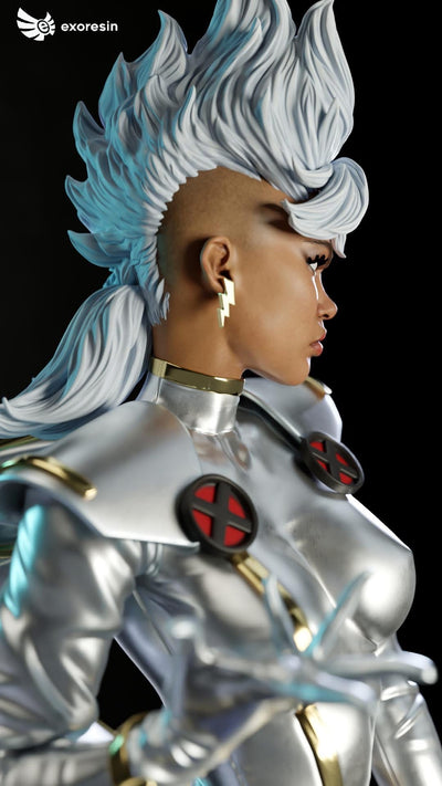 X-Force Storm (Version 2 - Silver) 1/4 Scale Statue by Exorez