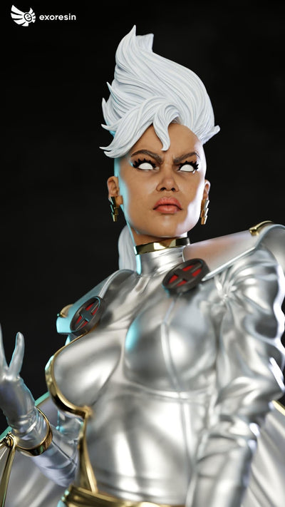 X-Force Storm (Version 2 - Silver) 1/4 Scale Statue by Exorez