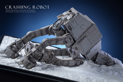 Hoth Crashing Robot (AT-AT) Statue by Force Laboratory