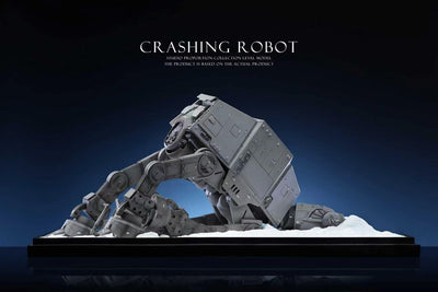 Hoth Crashing Robot (AT-AT) Statue by Force Laboratory