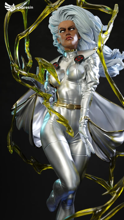 X-Force Storm (Version 2 - Silver) 1/4 Scale Statue by Exorez