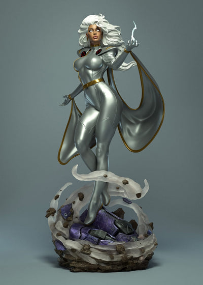 Wind Witch (Silver) 1/4 Scale Statue by AOX