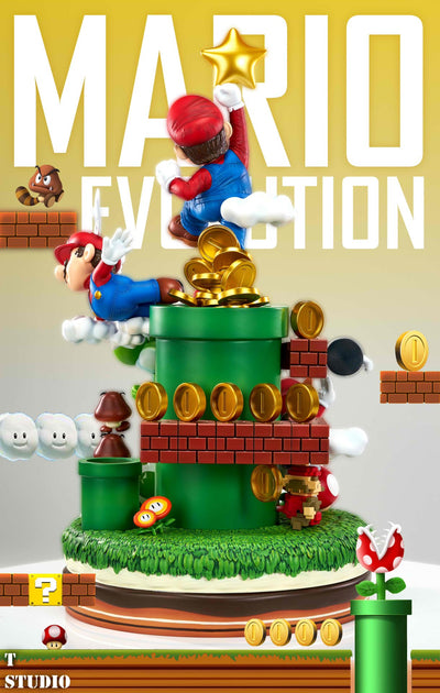 Mario Evolution Statue