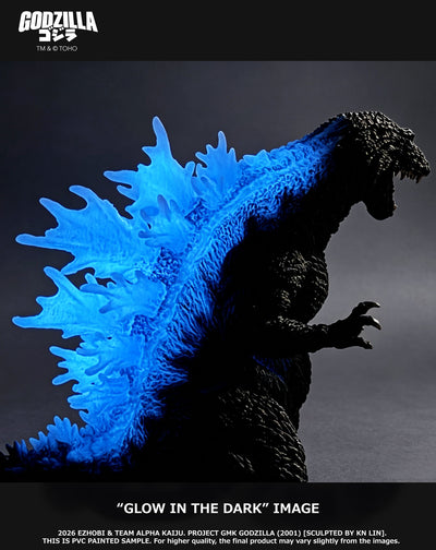 Alpha Kaiju Series - GMK Godzilla 2001 (GID Heat Ray Ltd. Ver.) Statue