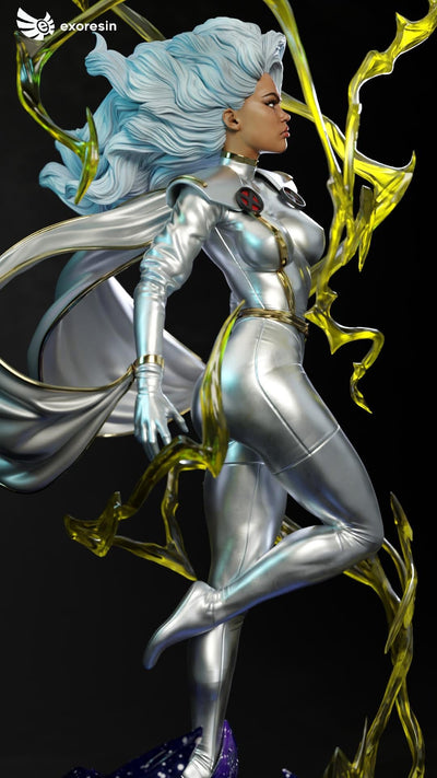 X-Force Storm (Version 2 - Silver) 1/4 Scale Statue by Exorez