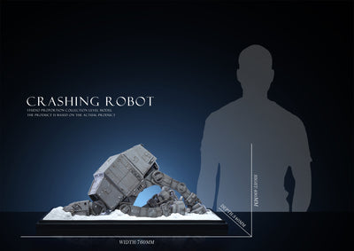 Hoth Crashing Robot (AT-AT) Statue by Force Laboratory