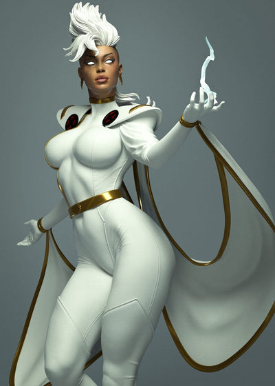 Wind Witch (White) 1/4 Scale Statue by AOX