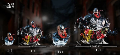 Venom 1/3 Scale Bust by 27abyss
