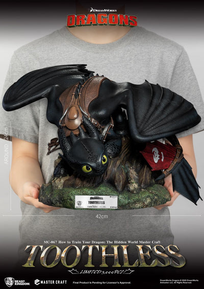 How to Train Your Dragon The Hidden World - Toothless Master Craft Statue