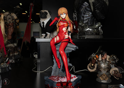 Rebuild of Evangelion - Asuka Shikinami Langley Damaged Plugsuit 1/2 Scale Statue