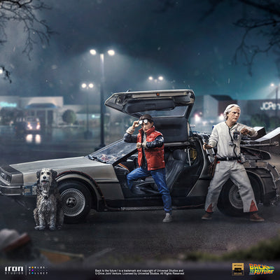 Back to the Future - DeLorean Set DELUXE Version Art Scale 1/10