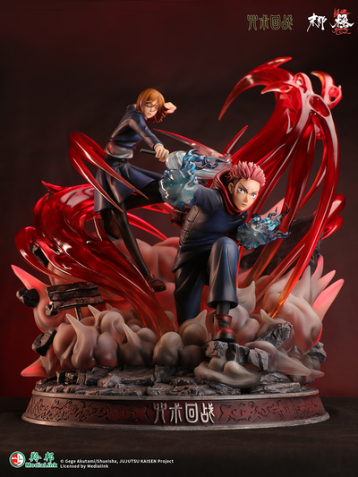 Jujutsu Kaisen - Yuji Itadori and Kugisaki Nobara - Black Flash 1/6 Scale Statue