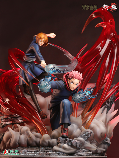 Jujutsu Kaisen - Yuji Itadori and Kugisaki Nobara - Black Flash 1/6 Scale Statue