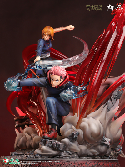 Jujutsu Kaisen - Yuji Itadori and Kugisaki Nobara - Black Flash 1/6 Scale Statue