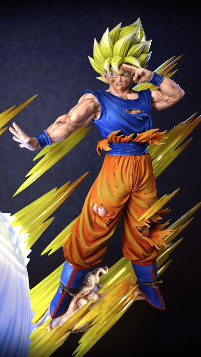Goku Vs Kid Buu - Spirit Bomb Triumphant 1/4 Scale Statue - EXCLUSIVE VERSION
