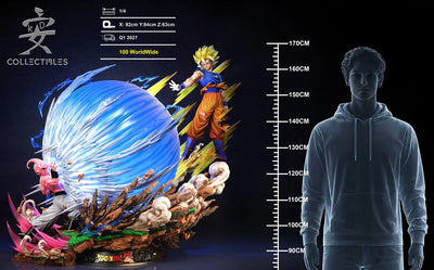 Goku Vs Kid Buu - Spirit Bomb Triumphant 1/4 Scale Statue - EXCLUSIVE VERSION