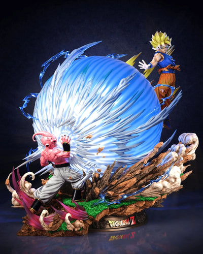 Goku Vs Kid Buu - Spirit Bomb Triumphant 1/4 Scale Statue - EXCLUSIVE VERSION