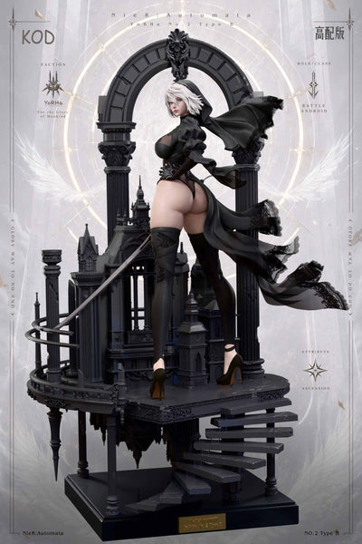 NieR:Automata - 2B Wedding Dress Ver. (Black EX) 1/4 Scale Statue