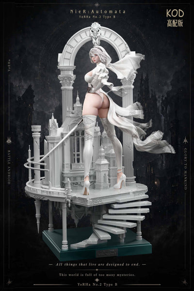 NieR:Automata - 2B Wedding Dress Ver. (White EX) 1/4 Scale Statue