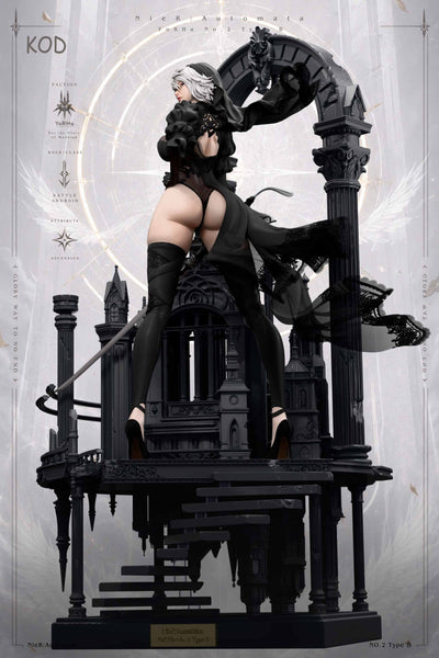NieR:Automata - 2B Wedding Dress Ver. (Black EX) 1/4 Scale Statue