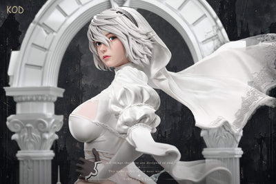 NieR:Automata - 2B Wedding Dress Ver. (White EX) 1/4 Scale Statue