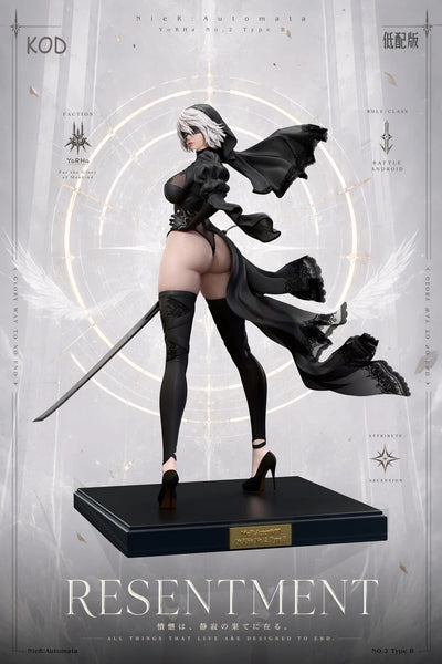 NieR:Automata - 2B Wedding Dress Ver. (Black Standard) 1/4 Scale Statue