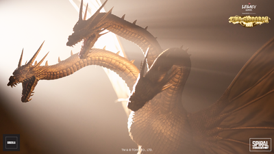 King Ghidorah 1991 84cm Statue
