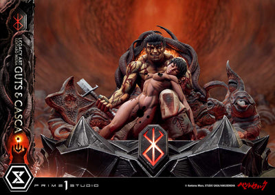 Berserk - Guts & Casca (Regular) 1/4 Scale Statue