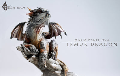 The Secret Realm Series - Lemur Dragon Statue by Maria Panfilova