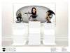 White Light-Up Pedestal By DisplayStation