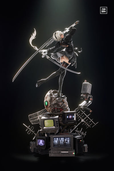 NieR: Automata - 2B (Deluxe Bonus) 1/4 Scale Statue by ZUOBAN Studio