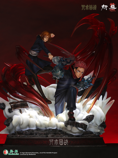 Jujutsu Kaisen - Yuji Itadori and Kugisaki Nobara - Black Flash 1/6 Scale Statue