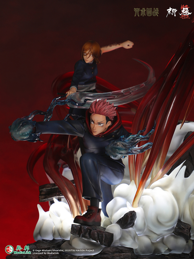 Jujutsu Kaisen - Yuji Itadori and Kugisaki Nobara - Black Flash 1/6 Scale Statue