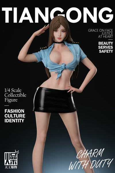Policewoman 2.0 (DLC1) 1/4 Scale Statue