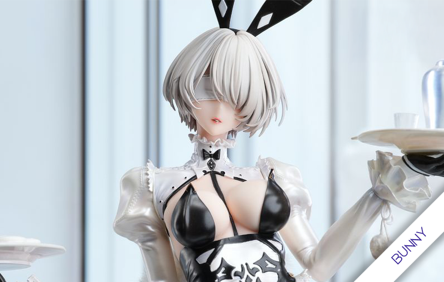 NieR: Automata - 2B (Ver. A Bunny) 1/4 Scale Statue by Venus Mint Studio
