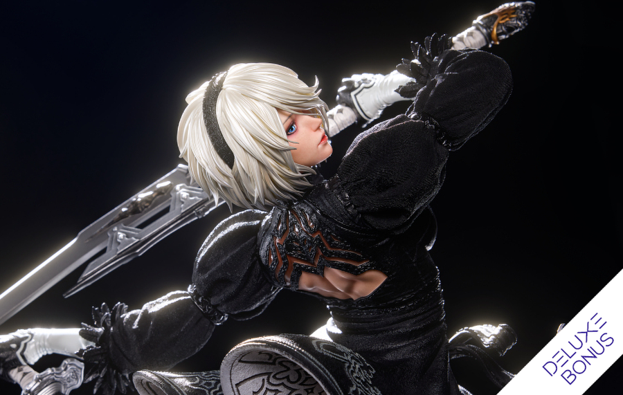 NieR: Automata - 2B (Deluxe Bonus) 1/4 Scale Statue by ZUOBAN Studio