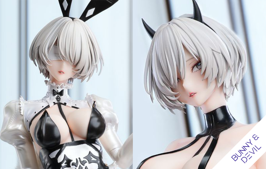 NieR: Automata - 2B (Ver. C Bunny & Devil Set) 1/4 Scale Statue by Venus Mint Studio