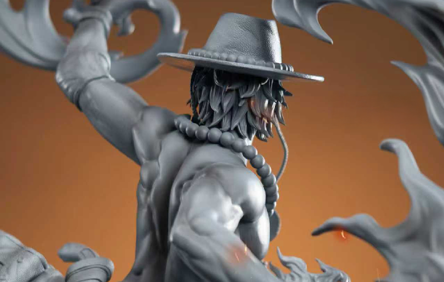 Portgas D. Ace Statue by Light Year Studio