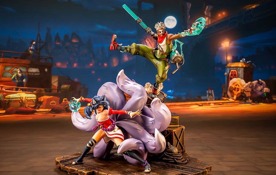 2XKO - Ahri & Ekko 1/10 Scale Statue