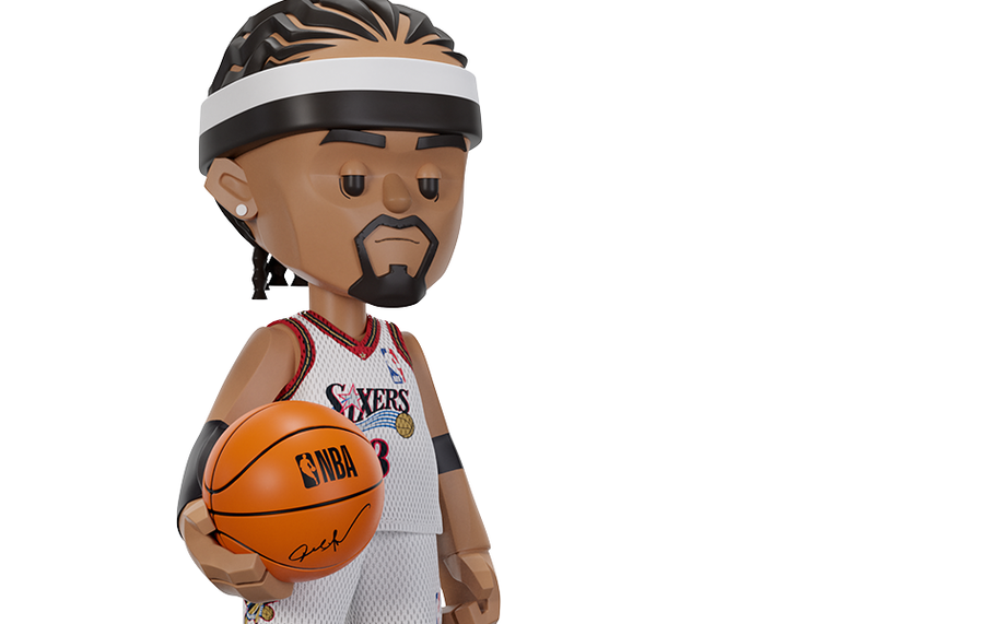 NBA 2023 - Allen lverson (AllStars Edition) Vinyl Art Collectible