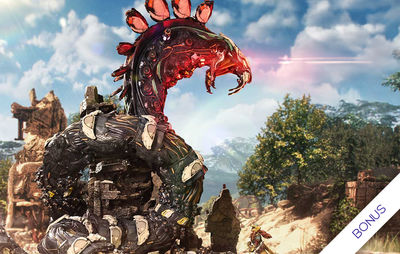 Horizon Forbidden West - Aloy vs. the Slitherfang (Bonus) Diorama