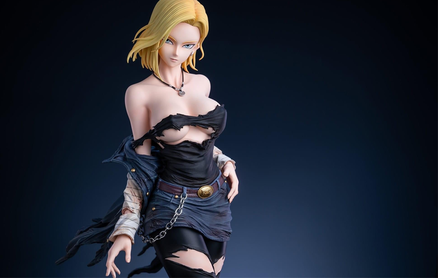 Android 18 1/4 Scale Statue by Hunter Fan x Hero Belief