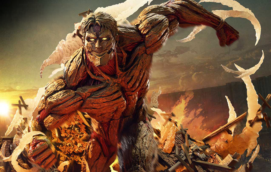 Attack on Titan - Reiner Braun Armored Titan Statue
