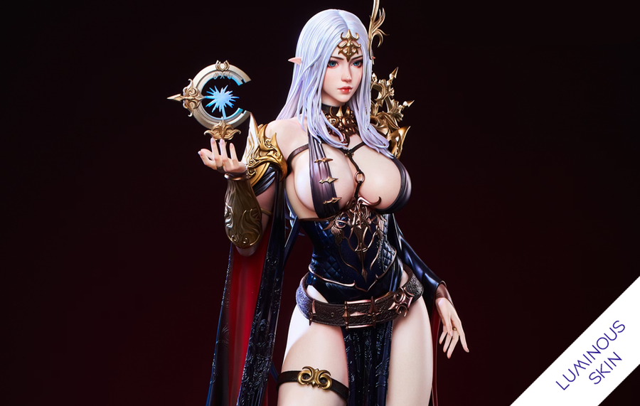 EVO Myth Series - Astral Dark Elf Ayla (Luminous Skin Version) 1/4 Scale Statue