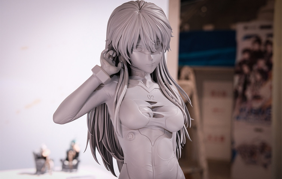 Rebuild of Evangelion - Asuka Shikinami Langley Damaged Plugsuit 1/2 Scale Statue