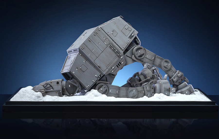Hoth AT-AT Statue by Force Laboratory